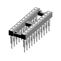 Preci-Dip - 612-87-322-41-001101 - CONN IC DIP SOCKET 22POS GOLD