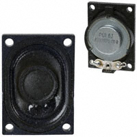 PUI Audio, Inc. - AS04008PS-4W-WR-R - SPEAKER 8OHM 2W TOP PORT 84DB
