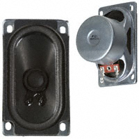 PUI Audio, Inc. - AS09008PO-WR-R - SPEAKER 8OHM 5W TOP PORT 88DB