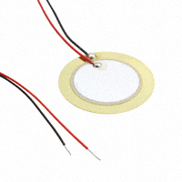 PUI Audio, Inc. - AB2040B-LW100-R - PIEZO CERAMIC BENDER 20MM 4.0KHZ