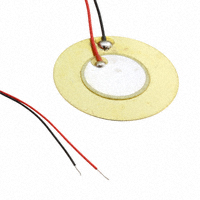 PUI Audio, Inc. - AB2734B-LW100-R - PIEZO CERAMIC BENDER 30V 1000OHM