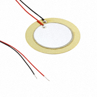PUI Audio, Inc. - AB2746B-LW100-R - PIEZO CER BENDER 27MM 4600HZ