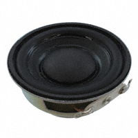 PUI Audio, Inc. - AS04004PR-R - SPEAKER 4OHM 3W TOP PORT 86DB