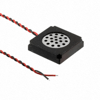 PUI Audio, Inc. - ASE02008MR-LW150-R - SPEAKER 8OHM 500MW TOP PORT 79DB