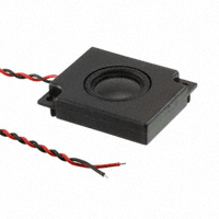 PUI Audio, Inc. - ASE03008MR-LW150-R - SPEAKER 8OHM 1W TOP PORT 83DB