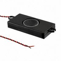 PUI Audio, Inc. - ASE06008MR-LW150-R - SPEAKER 8OHM 2W TOP PORT 82DB