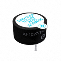 PUI Audio, Inc. - AI-1027-TWT-5V-R - AUDIO MAGNETIC INDICATOR 3-7V TH
