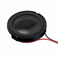PUI Audio, Inc. - AS01808MR-LW152-R - SPEAKER 8OHM 1W TOP PORT 80DB