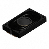 PUI Audio, Inc. - AS02508CO-2-WR-R - SPEAKER 8OHM 500MW TOP PORT 82DB