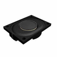 PUI Audio, Inc. - AS02708CO-2-R - SPEAKER 8OHM 1W TOP PORT 80DB