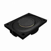 PUI Audio, Inc. - AS02708CO-2-WR-R - SPEAKER 8OHM 1W TOP PORT 80DB