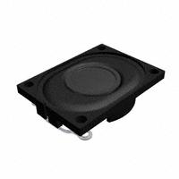 PUI Audio, Inc. - AS02708CO-R - SPEAKER 8OHM 1W TOP PORT 80DB