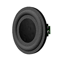 PUI Audio, Inc. - AS02804PR-N50-R - SPEAKER 3W 4 OHM 76DB 350HZ