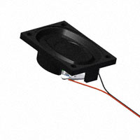 PUI Audio, Inc. - AS04004PO-2-LW152-R - SPEAKER 4OHM 3W TOP PORT 82DB