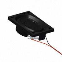 PUI Audio, Inc. - AS04004PO-2-LW152-WR-R - SPEAKER 4OHM 3W TOP PORT 82DB