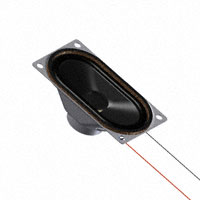 PUI Audio, Inc. - AS07104PO-LW152-R - SPEAKER 4OHM 3W TOP PORT 86DB