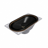 PUI Audio, Inc. - AS07108PO-R - SPEAKER 8OHM 3W TOP PORT 86DB
