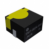 PUI Audio, Inc. - SMT-0824-SW-3V-R - AUDIO MAGNETIC XDCR 2.5-4.5V SMD