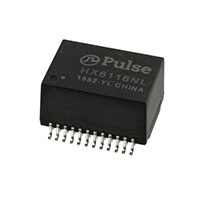 Pulse Electronics Network - HX6116NL - MDL,SIN,1GPP,1:1,SMT,TU, NPB
