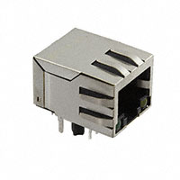 Pulse Electronics Network - JXD0-0008NL - CONN,RJ45,1X1 100D, 1:1,GY,EMI,T