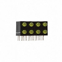 QT Brightek (QTB) - QBL7YA80D-MP8B2 - LED 3MM BI-LVL 4X2 YELLOW DIFF