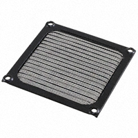 Qualtek - 06362-B - FAN FILTER ANODIZED BLACK 92MM