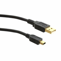Qualtek - 3021021-16 - CBL USB A-MNI B CON 16' 24/26AWG