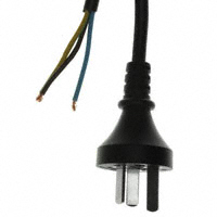 Qualtek - 390001-01 - CORD 3COND BLK ARGN UNSHLD 2.5M