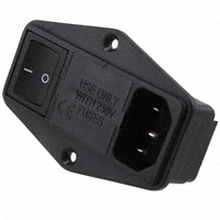 Qualtek - 764-00/003 - PWR ENT MOD RCPT IEC320-C14 PNL