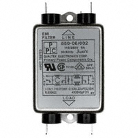 Qualtek - 850-06/002 - LINE FILTER 115/250VAC 6A CHAS