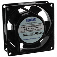 Qualtek - FAA1-08025NBHT31 - FAN AXIAL 80X25MM 115VAC TERM