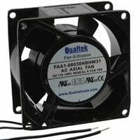 Qualtek - FAA1-08038NBHW31 - FAN AXIAL 80X38MM 115VAC WIRE