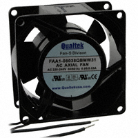 Qualtek - FAA1-08038QBMW31 - FAN AXIAL 80X38MM 230VAC WIRE