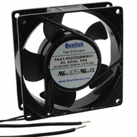 Qualtek - FAA1-09225QBMW31 - FAN AXIAL 92X25MM 230VAC WIRE