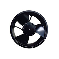 Qualtek - FDA2-25489NBHW4F-SF - AC FAN, 254X89MM ROUND, 2-BALL B