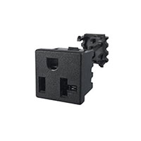 Qualtek - 739W-X2/50 - NEMA 5-20R 20A 125VAC SNAP-IN OU