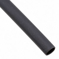 Qualtek - Q5-4X-1/4-01-QB48IN-25 - HEATSHRINK 1/4"-48" BLACK