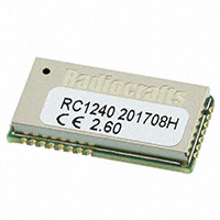 Radiocrafts AS - RC1240 - NARROWBAND 433-434