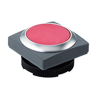 RAFI USA - 1.30.270.071/2300 - PB FLUSH LENS SQR RED