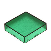 RAFI USA - 5.49077.0121505 - LENS PUSHBUTTON GREEN SQUARE