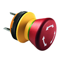 RAFI USA - 1.15105.0210000 - SWITCH PUSH 2NC 1NO 2.5A 240V