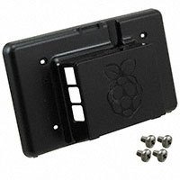 Raspberry Pi - ASM-1900035-21 - CASE ABS BLACK 7.76"L X 4.55"W