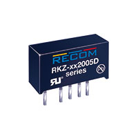 Recom Power - RKZ-152005D - CONV DC/DC 2W 15VIN +20/-5VOUT T