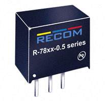 Recom Power - R-785.0-0.5 - CONV DC/DC 0.5A 5V OUT SIP VERT