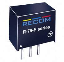 Recom Power - R-78E3.3-0.5 - DC/DC CONVERTER 3.3V 500MA THRU