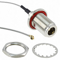 RF Solutions - CBA-NF-UFL - N (F) BULKHEAD - RG1.13 TO U.FL