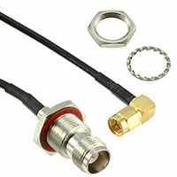 RF Solutions - CBA-TNCF-SMAMR - TNC FEM BULKHD-RG174-SMA MALE R/