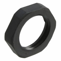 Essentra Components - CGLN-NPT-1/2-BK - LOCK NUT 1.062" NYLON NPT-1/2