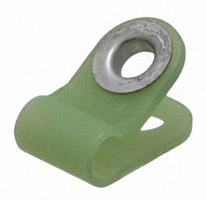 Essentra Components - NM-3-F3 - CBL CLAMP P-TYPE GREEN FASTENER