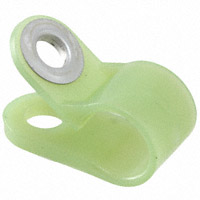 Essentra Components - NM-6-F6 - CBL CLAMP P-TYPE GREEN FASTENER